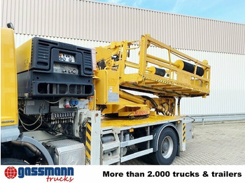 Φορτηγό με εναέρια πλατφόρμα Mercedes-Benz Axor 1824 K 4x2, AMV Hubsteiger + Kompressor,: φωτογραφία 2