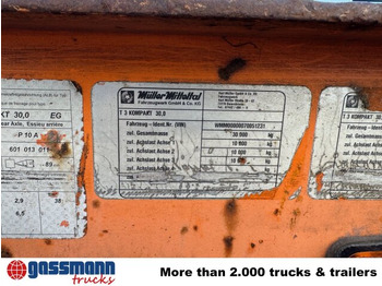 Ρυμούλκα με χαμηλό δάπεδο για τη μεταφορά βαρέως εξοπλισμού Müller-Mitteltal T 3 Kompakt  30,0, Hydr. Rampen, Verbr. auf 3m: φωτογραφία 5