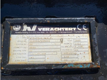 Αρπάγη για Κατασκευή μηχανήματα Verachtert VRG 25: φωτογραφία 5