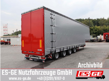 Επικαθήμενο με χαμηλό δάπεδο ES-GE 4-Achs-Satteltieflader mit Curtainsider-Aufbau: φωτογραφία 3