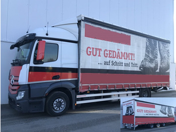 Φορτηγό μουσαμάς MERCEDES-BENZ Actros 1843