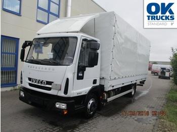 Φορτηγό μουσαμάς IVECO Eurocargo ML80E21/P Euro6 Klima AHK Luftfeder ZV: φωτογραφία 1