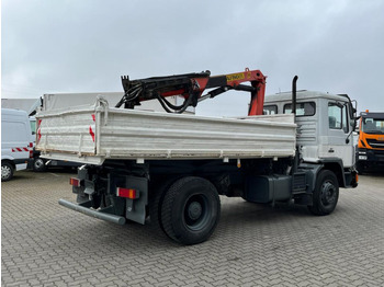 Φορτηγό ανατρεπόμενο, Φορτηγό με γερανό MAN MAN F90 2-Achs Kipper Kran 18.232 FK Palf. PK 8000: φωτογραφία 4 Φορτηγό ανατρεπόμενο, Φορτηγό με γερανό MAN MAN F90 2-Achs Kipper Kran 18.232 FK Palf. PK 8000: φωτογραφία 4