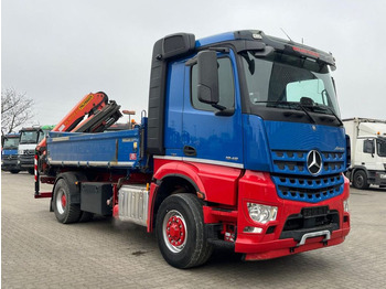 Φορτηγό ανατρεπόμενο, Φορτηγό με γερανό Mercedes-Benz Arocs 1845 4x4 HAD 2-Achs Allradkipper Kran Funk Mercedes-Benz Arocs 1845 4x4 HAD 2-Achs Allradkipper Heckkran: φωτογραφία 2