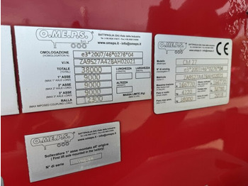 Σιλοφόρο Feldbinder O.ME.P.S Silo Auflieger 27 m³ - Asche, Gülle: φωτογραφία 4