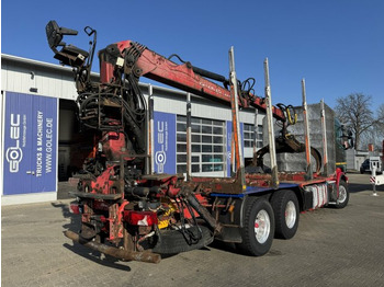 Φορτηγό ξυλείας, Φορτηγό με γερανό Scania R560 6x4 Holztransport Kran LOGLIFT HIAB 140S79R: φωτογραφία 2