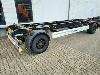 Ρυμούλκα μεταφοράς εμπορευματοκιβωτίων/ Κινητό αμάξωμα Krone AZW AZW 18, BDF: φωτογραφία 3