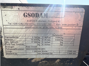 Ρυμούλκα γάντζος/ Αλυσιδάκι RZA 18 RZA 18 Abrollanhänger: φωτογραφία 2 Ρυμούλκα γάντζος/ Αλυσιδάκι RZA 18 RZA 18 Abrollanhänger: φωτογραφία 2