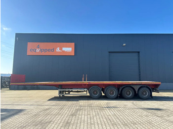 Επικαθήμενο πλατφόρμα/ Καρότσα MOL 62 tons Ballast trailer, 4 axles, 2 steering axles, Belgium- trailer, 70% tyres: φωτογραφία 3
