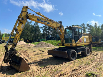 Τροχοφόρος εκσκαφέας KOMATSU PW160