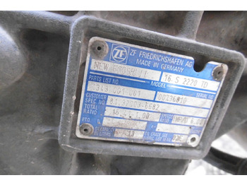 Κιβώτιο ταχυτήτων για Φορτηγό MAN ZF 16S2220TD   MAN: φωτογραφία 3 Κιβώτιο ταχυτήτων για Φορτηγό MAN ZF 16S2220TD   MAN: φωτογραφία 3