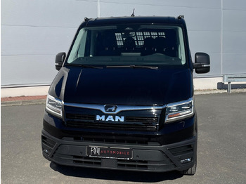 Νέα Μικρό φορτηγό με καρότσα, Διπλοκάμπινο ελαφρύ επαγγελματικό MAN TGE 3.180 Pritsche DOKA LR 4x4 ACC LED DIFF-SPER: φωτογραφία 3