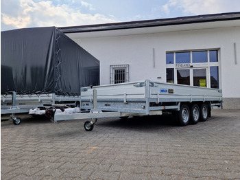 Τρέιλερ πλατφόρμα/ Καρότσα MEDAX - 3 3500 405x223x30cm Tridem 12" niedrig Fahrwerk (XL) 3500kg: φωτογραφία 3