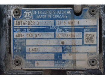 Κιβώτιο ταχυτήτων για Φορτηγό ZF 12AS2331TD+IT3 81.32004-6389: φωτογραφία 5