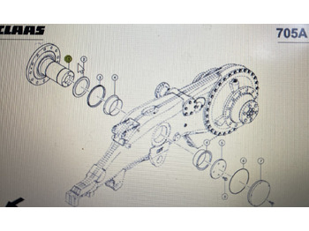 Ανταλλακτικά συστήματος κύλισης CLAAS