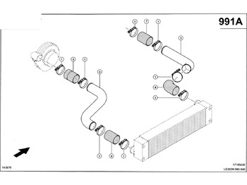 Σωλήνας εισαγωγής αέρα CLAAS