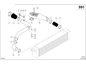 Σωλήνας εισαγωγής αέρα CLAAS