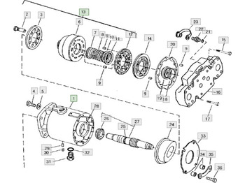 Υδραυλικός κινητήρας JOHN DEERE