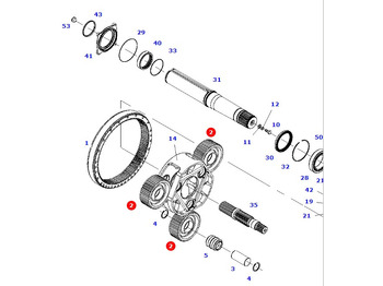 Πίσω άξονας MASSEY FERGUSON