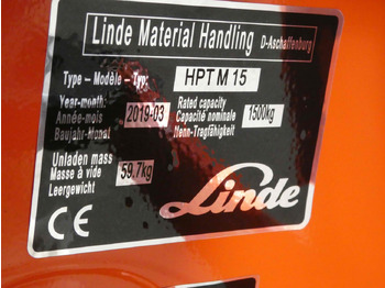 Παλετοφόρο Linde 8x HPTM15/565mm: φωτογραφία 2