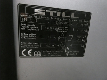 Ανυψωτικό στενών δρόμων STILL FM-X14: φωτογραφία 5