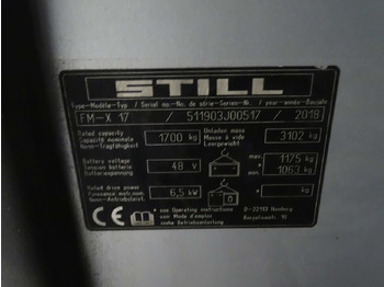 Ανυψωτικό στενών δρόμων STILL FM-X17: φωτογραφία 2