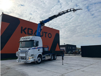 Φορτηγό με ανοιχτή καρότσα SCANIA G 490