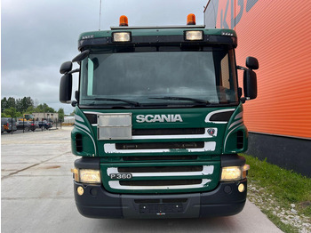 Όχημα εκκένωσης βόθρων Scania P 360 6x2*4 Larsen A/S TANK 10000 l / VACUUM Vacustar W1300R / PRESSURE Uraca F716: φωτογραφία 2