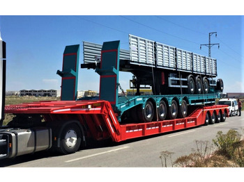 Νέα Επικαθήμενο με χαμηλό δάπεδο AME 100 Ton, Front Loading 4 Axle Lowbed Semi Trailer: φωτογραφία 5