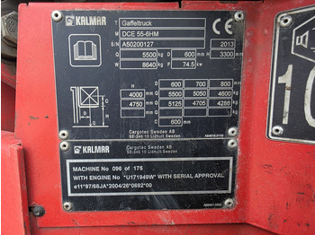 Πετρελαιοκίνητο περονοφόρο Kalmar DCE 55-6HM diesel heftruck kalmar forklift diesel 5.5 ton: φωτογραφία 4 Πετρελαιοκίνητο περονοφόρο Kalmar DCE 55-6HM diesel heftruck kalmar forklift diesel 5.5 ton: φωτογραφία 4