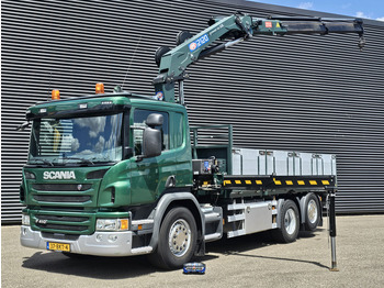 Φορτηγό με ανοιχτή καρότσα SCANIA P 410