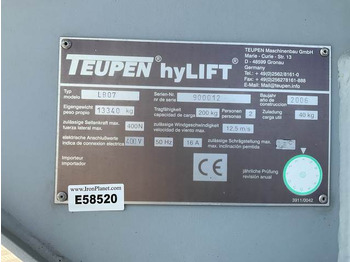 Μίσθωση  Teupen LB07 Teupen LB07: φωτογραφία 5 Μίσθωση  Teupen LB07 Teupen LB07: φωτογραφία 5