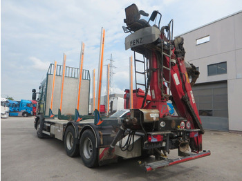 Φορτηγό ξυλείας, Φορτηγό με γερανό Scania G450 6x4Timber: φωτογραφία 4