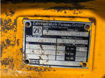 Αξονας και ανταλλακτικά για Κατασκευή μηχανήματα Zettelmeyer ZL 601 B ZF AV 225: φωτογραφία 4