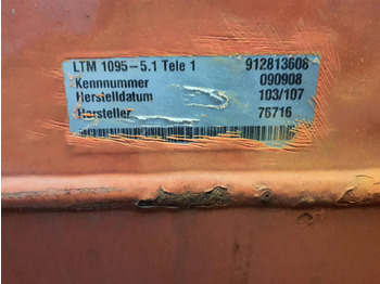 Μπούμα για Τηλεσκοπικός γερανός Liebherr LTM 1095-5.1 Telescopic section 1: φωτογραφία 5