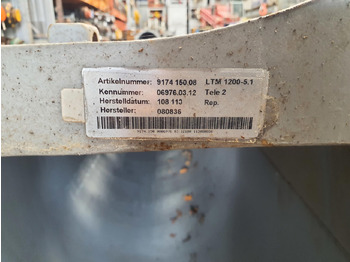 Μπούμα για Γερανός παντός εδάφους Liebherr LTM 1200-5.1 Telescopic section 2: φωτογραφία 5 Μπούμα για Γερανός παντός εδάφους Liebherr LTM 1200-5.1 Telescopic section 2: φωτογραφία 5