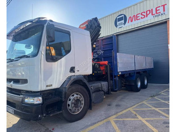 Φορτηγό με ανοιχτή καρότσα RENAULT Premium 370