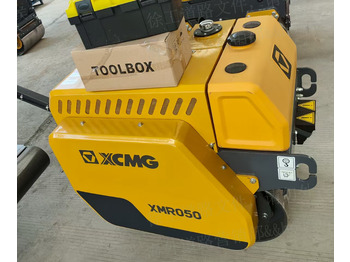 Μικρος ασφαλτικός οδοστρωτήρας XCMG XMR050 small double mini vibration drum vibratory road roller price: φωτογραφία 4