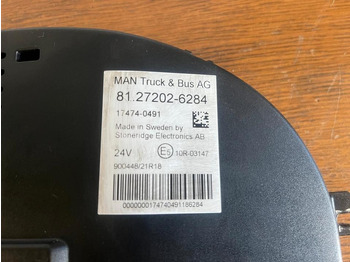 Ταμπλό αυτοκινήτου για Φορτηγό MAN EU6 Kombiinstrument / Tacho 81.27202-6284: φωτογραφία 3 Ταμπλό αυτοκινήτου για Φορτηγό MAN EU6 Kombiinstrument / Tacho 81.27202-6284: φωτογραφία 3