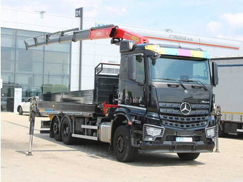 Φορτηγό με γερανό Mercedes-Benz Arocs 2542, 6X2, EURO 6, CAMERA, PALFINGER PK 24: φωτογραφία 2