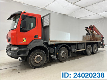 Φορτηγό με ανοιχτή καρότσα RENAULT Kerax 370