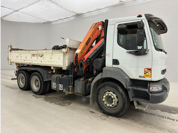 Φορτηγό ανατρεπόμενο, Φορτηγό με γερανό Renault Kerax 420 DCi - 6x4: φωτογραφία 3