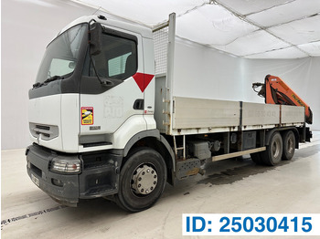 Φορτηγό με ανοιχτή καρότσα RENAULT Premium 370