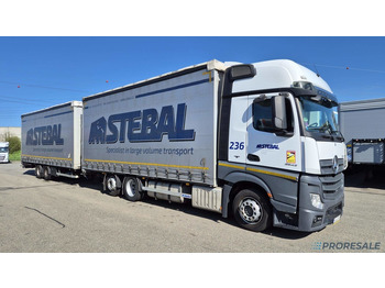 Φορτηγό μουσαμάς MERCEDES-BENZ Actros 2542