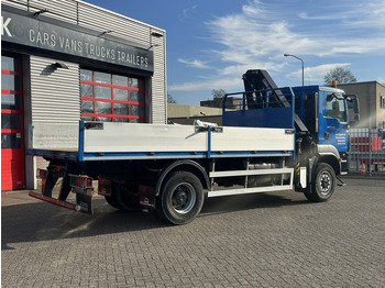 Φορτηγό με γερανό MAN TGM 18-290 4x4 Kraan met Open laadbak HMF Kraan 13 T: φωτογραφία 4