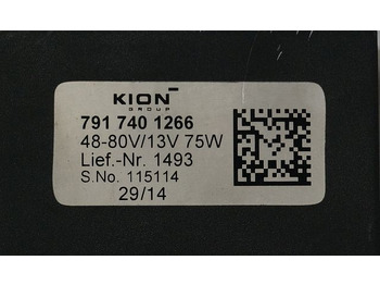 Ηλεκτρικό σύστημα για Ανυψωτικό μηχάνημα Kion 7917401266 | Omvormer Power converter input 48-80V output 13V75W lief nr 14 Omvormer Power converter input 48-80V output 13V75W lief nr 1493 sn. 115114: φωτογραφία 2