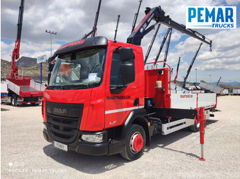 Φορτηγό με ανοιχτή καρότσα DAF LF 210