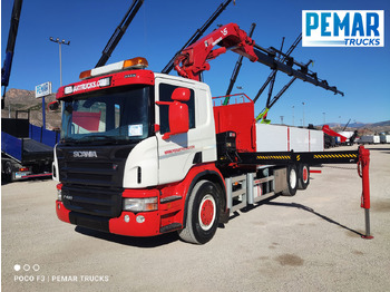 Φορτηγό με γερανό SCANIA P 400