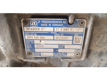 Κιβώτιο ταχυτήτων για Φορτηγό IVECO IVECO STRALIS HI-WAY EURO6 gearbox + intarder3 (retarder), 12AS2331TD, interder3, IT 3 AMT T, 6093060060, 00225083, 1333041065, 00238158, 4213550120, 6009297007, 6070010004, 6093060060, 3IT3AMT: φωτογραφία 3