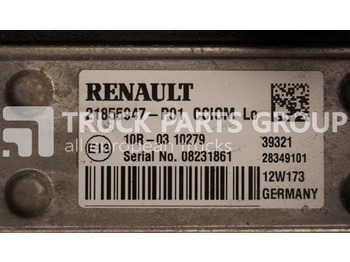 Ηλεκτρονική μονάδα ελέγχου RENAULT T